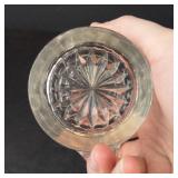 Crystal Glass Sugar & Creamer Sets (2) - Glass Punch Cups (2)