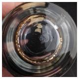 Libbey Vintage Greek Key Continental Coffee Cups - 3-Piece Set with Gold Handles