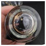 Libbey Vintage Greek Key Continental Coffee Cups - 3-Piece Set with Gold Handles