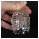 Crystal Glassware Assortment: 4 Small Vases, 1 Salt Shaker, 1 Creamer