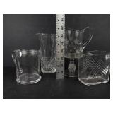 Assorted Glass Pitchers (Lot of 4)