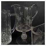Assorted Glass Pitchers (Lot of 4)