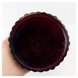 Avon 1876 Cape Cod Ruby Red Glass Vase