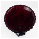 Avon 1876 Cape Cod Ruby Red Glass Vase