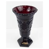Avon 1876 Cape Cod Ruby Red Glass Vase