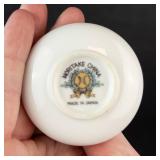 Belleek Toy Panel Bud Vases (2) - Chase Cherub Bud Vase - Noritake Bud Vase - Hand-Shaped Bud Vase