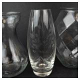 Glass Vases (Lot of 5)