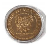 1996 San Francisco 49ers AFC Wild Card limited edition commemorative coin  - "The road to Super Bowl 31- New Orleans"