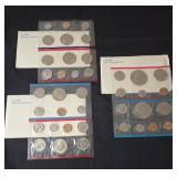3-US Mint Uncirculated Coin Sets from 1974,1980,1981 - 39 Coins
