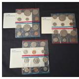3-US Mint Uncirculated Coin Sets from 1977,1978,1979 - 36 coins