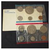 3-US Mint Uncirculated Coin Sets from 1977,1978,1979 - 36 coins