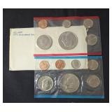 3-US Mint Uncirculated Coin Sets from 1971,1972,1973 - 37 coins
