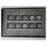 The First Ten Years of Liberty Washington Silver Quarters - Book is Empty