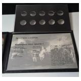 The First Ten Years of Liberty Washington Silver Quarters - Book is Empty