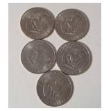 5-"IKE" Eisenhower Dollars Misc. Years