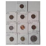 10-Error Coins - uncertified