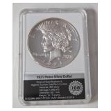 High Relief Silver Dollar Proof Archival Collection.  Material: CuNi layered in .999 silver