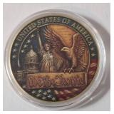 250th Anniversary  of US of America Coin to celebrate the US Semi quincentennial  featuring the Liberty Bell 250 Years of Freedom