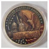 250th Anniversary  of US of America Coin to celebrate the US Semi quincentennial  featuring the Liberty Bell 250 Years of Freedom