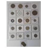 Sheet of Trade and Transit Tokens - 21 Tokens