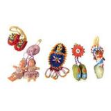 Vintage Native American Beaded Figurines