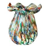 Murano Style Glass Vase