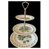 Poppytrail by Metlox 'Happy Time' Three Tiered Serving Dish