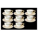 Poppytrail by Metlox 'Happy Time' Teacups & Saucers