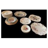 Vintage Decorative Porcelain Plates and Dishes