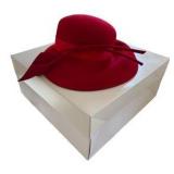VintageAndre Red Wool Felt Hat