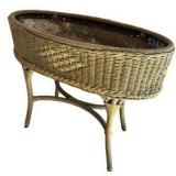 Vintage Wicker Planter