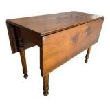 Antique Walnut Drop Leaf Table