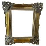 Vintage Baroque Wooden Gold Picture Frame