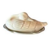 Noritake Goose Butter Dish