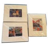 Eatery Watercolors by Vincent Takas