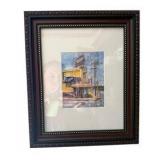 Philippes Framed Watercolor by Vincent Takas