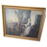 'The Music Room' by Marguerite Pearson Framed Print