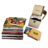 Collection of LP & 45 Records