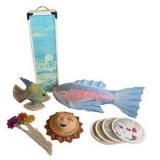 Vintage Beach Themed Decor