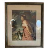 Lady Hamilton as a Bacchante Vintage Artwork