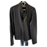 Kenneth Cole Reaction Men's Leather Jacket - Size L