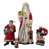 Santa Claus Ornaments Featuring a Christopher Radko Teacher Ornament