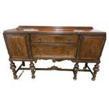 Stunning Antique Wooden Sideboard/Buffet