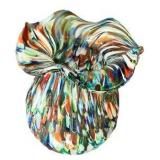 Murano Style Glass Vase