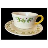 Poppytrail by Metlox 'Happy Time' Teacups & Saucers