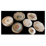 Vintage Decorative Porcelain Plates and Dishes