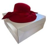 VintageAndre Red Wool Felt Hat