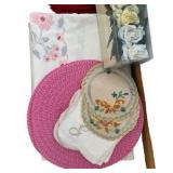 Collection of Vintage Linens - Tablecloths, Napkins, Doilies, Placemats & More!