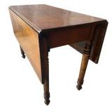 Antique Walnut Drop Leaf Table