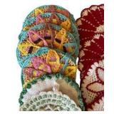 Assortment of Vintage Crochet Pot Holders & Doilies
